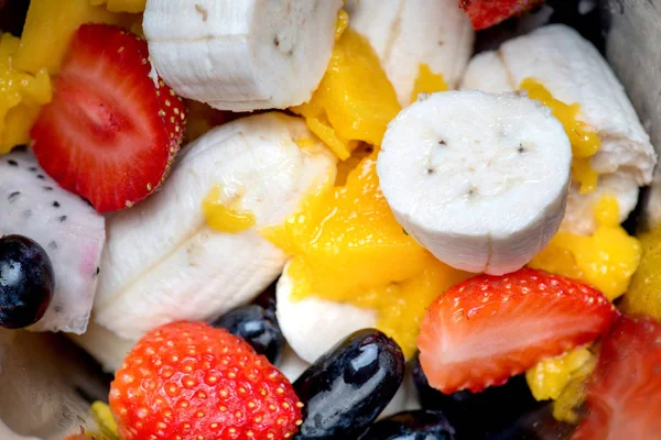 Fruit salad background — Stock Photo, Image