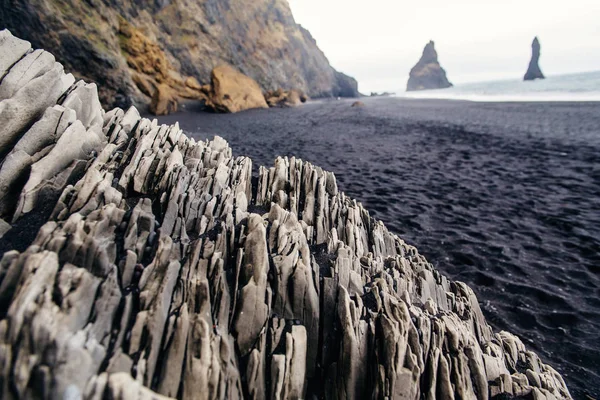 Ροκ υπόβαθρο. Πέτρες, ηφαιστειακά πετρώματα. — Φωτογραφία Αρχείου