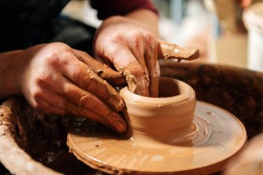 Potter işte. Atölye.