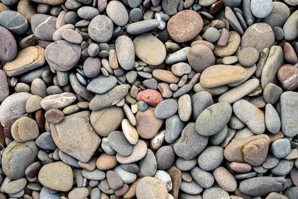 Пляжные камни фон. вид сверху — стоковое фото