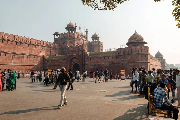 Fuerte Rojo en Delhi, India. 25.11.2017 . —  Fotos de Stock