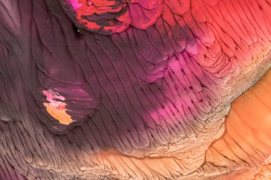 El çizimi guaj resmi. Soyut sanat geçmişi. Renk dokusu