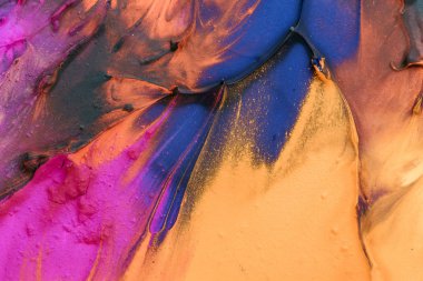 El çizimi guaj resmi. Soyut sanat geçmişi. Renk dokusu