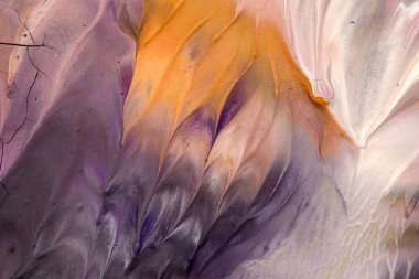 El çizimi guaj resmi. Soyut sanat geçmişi. Renk dokusu