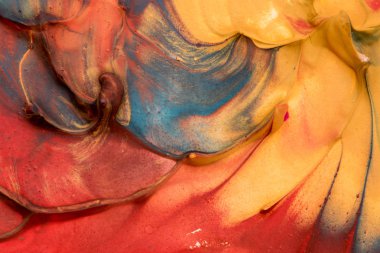 El çizimi guaj resmi. Soyut sanat geçmişi. Renk dokusu