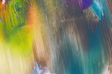 El çizimi guaj resmi. Soyut sanat geçmişi. Renk dokusu.