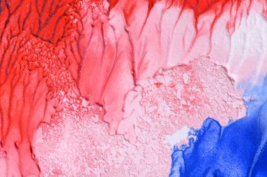 El çizimi guaj resmi. Soyut sanat geçmişi. Renk dokusu.