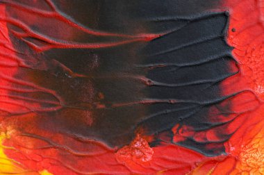 El çizimi guaj resmi. Soyut sanat geçmişi. Renk dokusu.