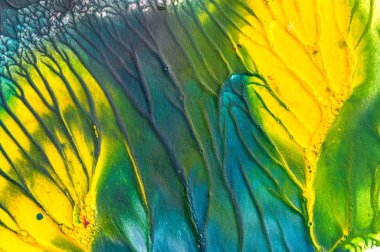 El çizimi guaj resmi. Soyut sanat geçmişi. Renk dokusu.