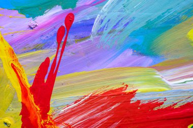 El çizimi resim. Soyut sanat geçmişi. Renk dokusu.