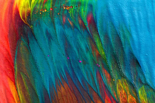 Ручная живопись гуашь. Абстрактное искусство. Цветная текстура. — стоковое фото