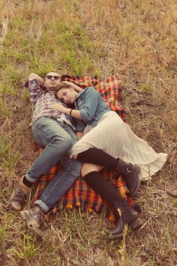 aşk romantik genç Çift