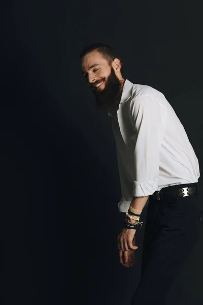 Hipster style barbu homme — Photo