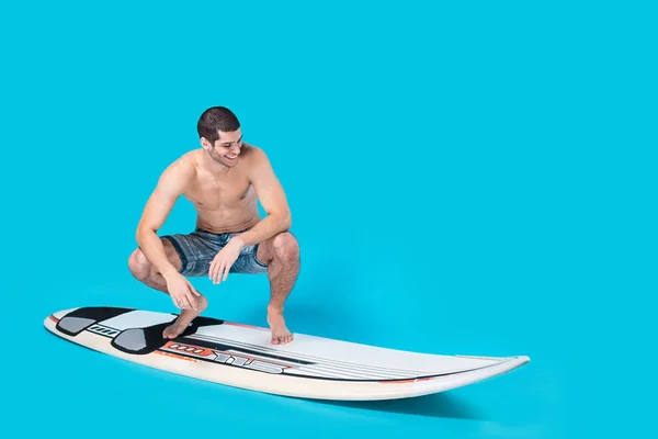 Surfista Montando Ondas — Fotografia de Stock