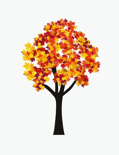 Autumn tree icon — Stock Vector