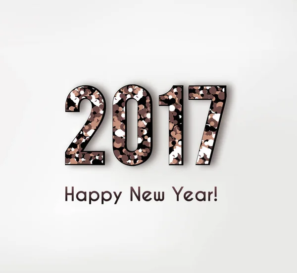Boldog új évet 2017 Jogdíjmentes Stock Illusztrációk