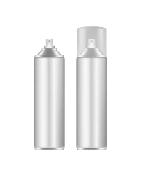 3d spray botella mockup aislado sobre fondo blanco — Vector de stock