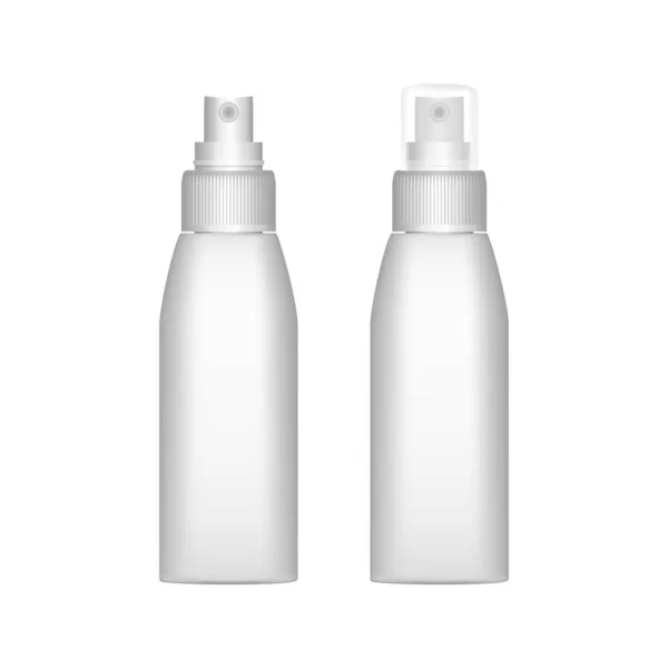 Realistic 3d spray bottle mockup isolated on white background — Stockový vektor