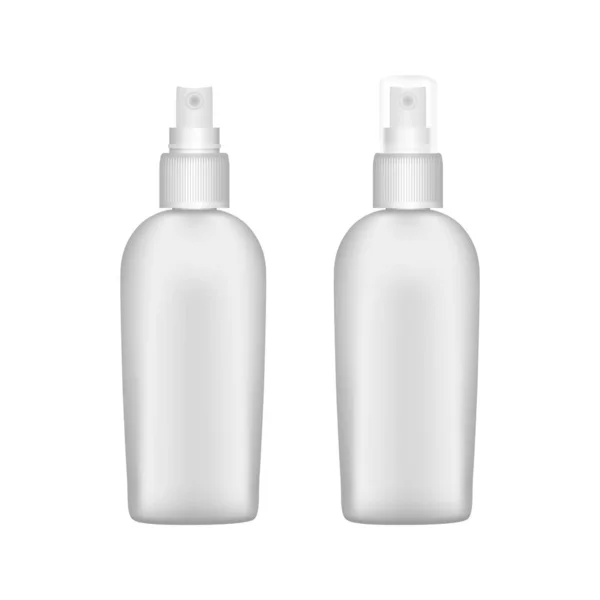 Spray Botella Mockup aislado sobre fondo blanco — Vector de stock