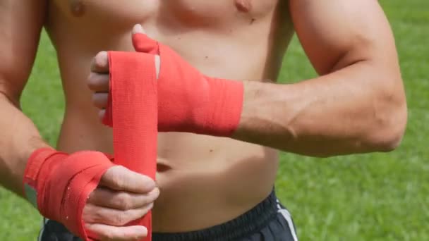 Peleas sin reglas de entrenamiento de artes marciales mixtas — Vídeos de Stock