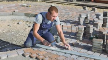 Döşeme taş döşeme ustası