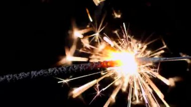 siyah zemin Bengal ateşi