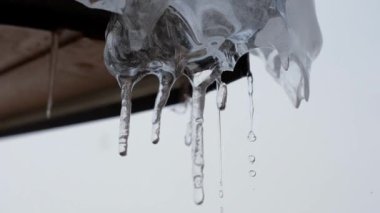 Bahar damla, buz sarkıtları