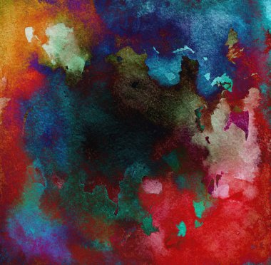 Bright suluboya doku boyalı. Elle çizilmiş arka plan metin yer ile.