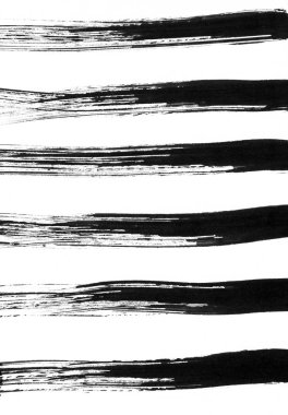 Siyah ve beyaz çizilmiş tasarımında doku mürekkep