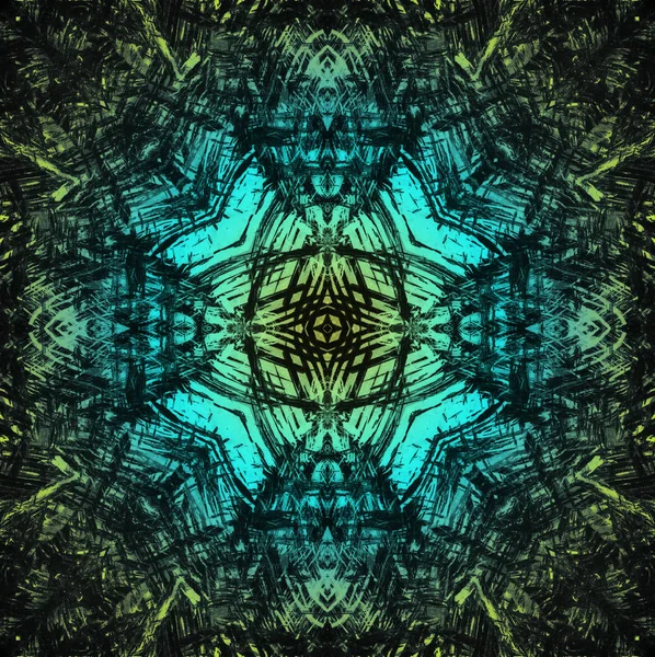 Parlak mürekkep fraktal yuvarlak doku soyut tasarım