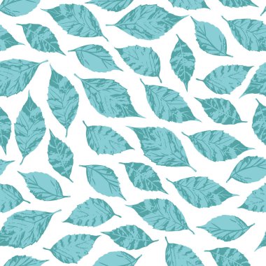 Vektör sorunsuz çiçek desenli. Arka plan ile sonbahar yaprakları.