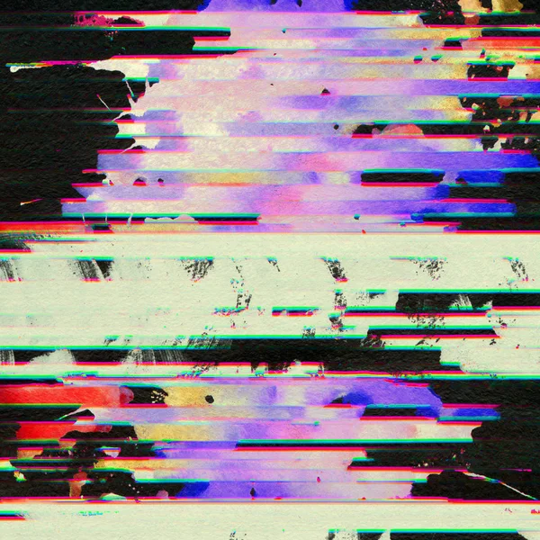 Αφηρημένο Σαρωθεί Ψηφιακή Pixel Glitch Θόρυβος Στο Παρασκήνιο — Φωτογραφία Αρχείου