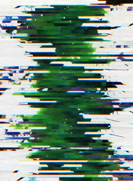 Astratto Scansione Digitale Pixel Rumore Glitch Sfondo — Foto Stock