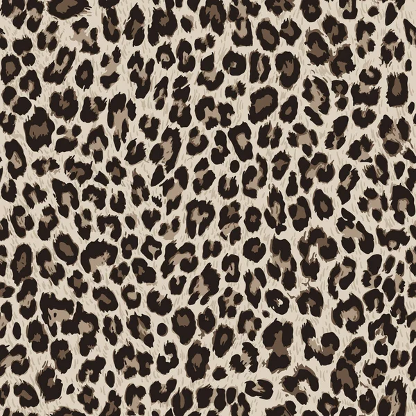Vektor Nahtlose Muster Textur Der Leopardenhaut — Stockvektor