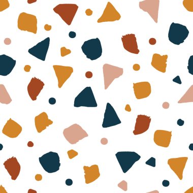 Boho biçiminde vektör renksiz desen