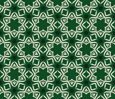 Şekillendirilmiş tropikal yapraklar ve çiçeklerle vektörsüz desen