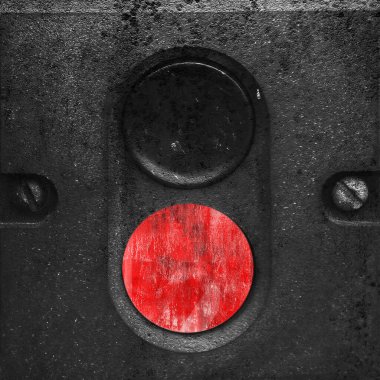 eski endüstriyel güç düğmesi