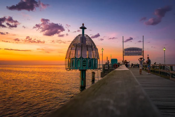 Vinetabr��cke Ostseebad Zinnowitz — Zdjęcie stockowe