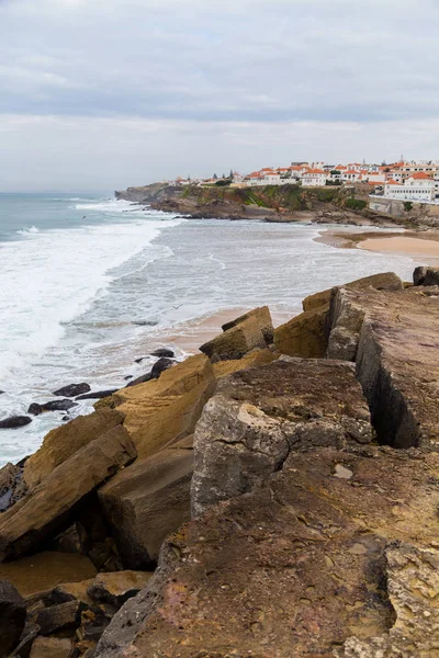 surfes bulutlu günde ile Atlantik kıyı şeridi