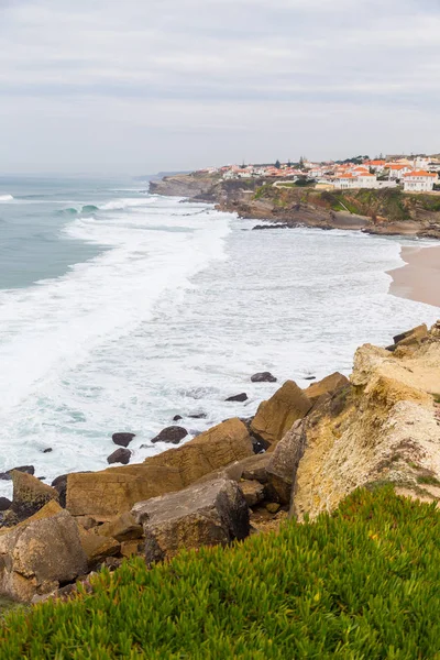 surfes bulutlu günde ile Atlantik kıyı şeridi