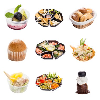 yemek servisi için farklı bir aperatifler ayarla