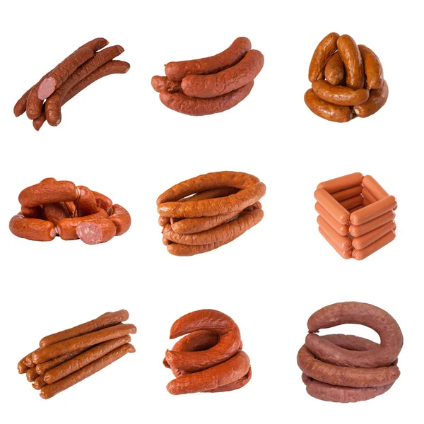 Farklı et ürünleri kümesi — Stok fotoğraf
