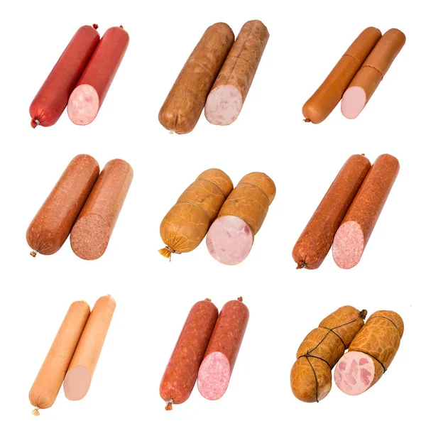 Set of a different meat products — Stock Photo, Image