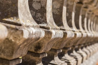 ayrıntı korkuluk sütun ile