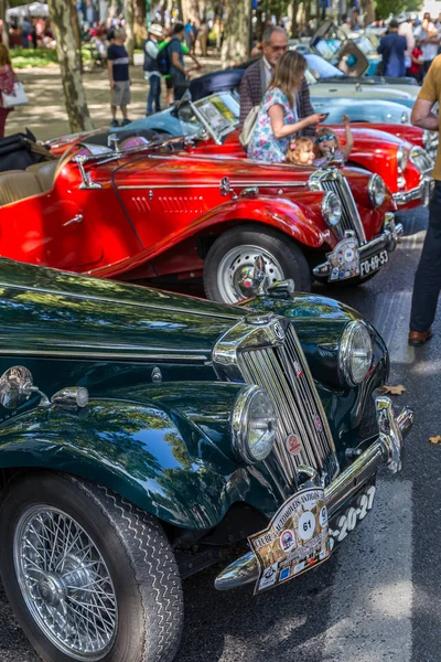 Lissabon, Portugal - 24. September 2017: Reto-Auto-Show auf der Straße o — Stockfoto