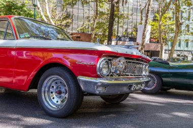 Lisbon, Portekiz - 24 Eylül 2017: Reto otomobil sokak o