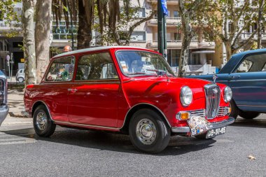 Lisbon, Portekiz - 24 Eylül 2017: Reto otomobil sokak o