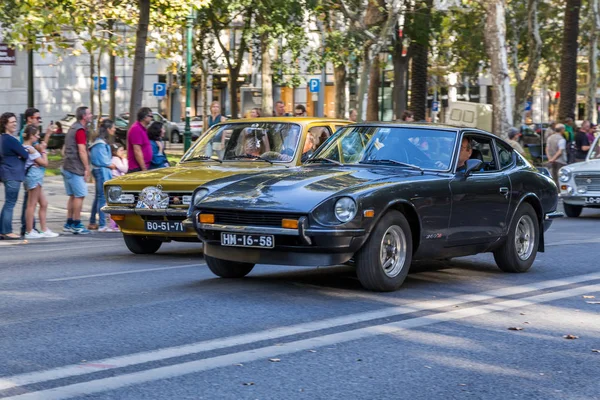 Lisbon, Portekiz - 24 Eylül 2017: Reto otomobil sokak o