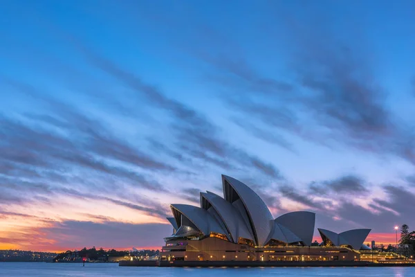 Sydney Opera House Sydney Australia al amanecer — Foto de Stock