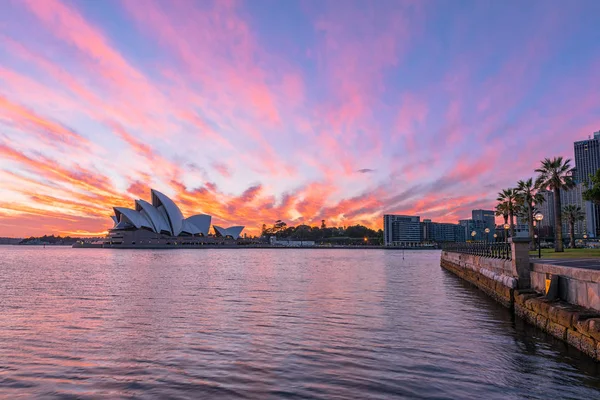 Sydney Opera House Sydney Australia saat matahari terbit — Stok Foto